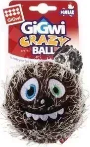 Игрушка GiGwi Crazy Ball Squeak мяч с пищалкой для собак (75343)