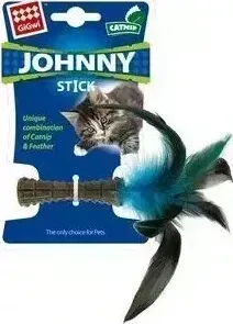 Игрушка GiGwi Johny Stick Unique Combination of Catnip Feather прессованная кошачая мята для кошек (75399)