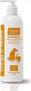 Шампунь Pchelodar Professional Energy of Natural укрепляющий с пергой и кератином для животных 350мл