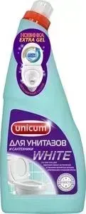 Гель UNICUM для чистки унитазов с Гипохлоритом, 750 мл