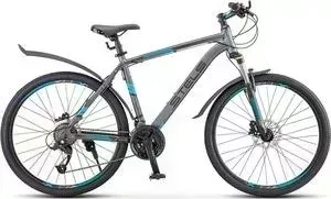 Велосипед STELS Navigator 640 D 26" V010 (2019) 19" Серый/синий