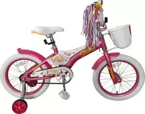 Велосипед STARK 19 Tanuki 16 Girl розовый/белый 16"