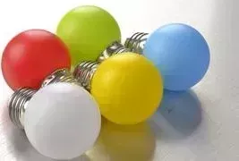 Лампа Light шар 45 1W е27 ЖЕЛТАЯ матовая