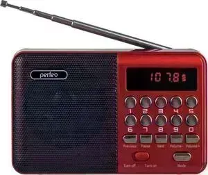 Радиоприемник Perfeo PALM FM+ (i90-red) red