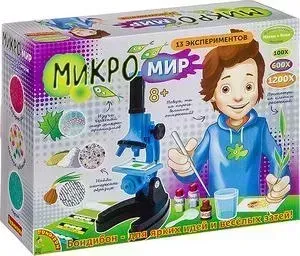 Набор для опытов BONDIBON Микромир (13 экспер.) (ВВ2713)
