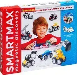 Магнитный конструктор BONDIBON SmartMax Специальный (Special) набор: Мощная техника 303