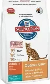 Сухой корм Hill&amp;#039;s Hill&s Science Plan Optimal Care Adult with Tuna с тунцом для кошек 10кг (4231)