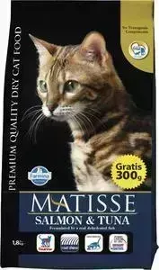 Сухой корм Farmina Matisse Salmon Tuna с лососем и тунцом для взрослых кошек 1,5кг