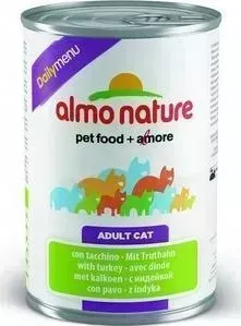 Консервы Almo Nature Daily Menu Adult Cat with Turkey с индейкой для кошек 400г (5061)