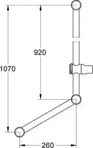 Душевая штанга Grohe Relexa с ручкой (28587000)