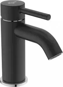 Смеситель для раковины Ideal Standard Ceraline с донным клапаном, черный (BC203U4)