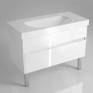 Тумба под раковину Kerama Marazzi Buongiorno 100 весная, 2 ящика, европейский белый (BGN.100.2\WHT.UK)