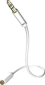 Кабель Inakustik межблочный Star MP3 Audio Cable,3 m,(M-F),3.5 mm Phone plug (m)-3.5 Phone plug (F),00310503