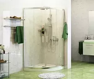 Душевой уголок Wasserkraft Main 100x100х200 профиль хром, стекло прозрачное (41S23)