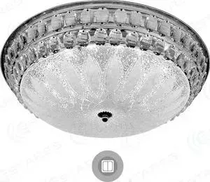 Управляемый светодиодный светильник Estares on/off SAHARA CHROME 72W R-510-WHITE-220-IP20