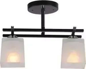 Люстра Imex потолочная MD.0467-2-S CH 2*60Вт E27