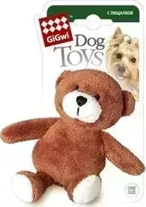 Игрушка GiGwi Dog Toys Squeaker мишка с пищалкой для собак (75022А)
