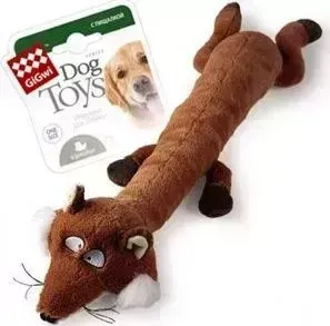 Игрушка GiGwi Dog Toys Squeaker лиса с большой пищалкой для собак (75231)