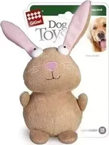 Игрушка GiGwi Dog Toys Squeaker кролик с пищалкой для собак (75053)