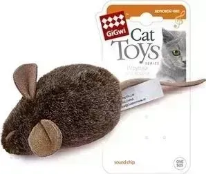 Игрушка GiGwi Cat Toys Sound Chip мышка со звуковым чипом для кошек (75101)