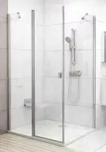 Душевая стенка RAVAK Chrome CPS 90х195 см, стекло прозрачное, профиль хром (9QV70C00Z1)