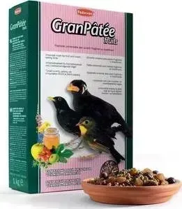 Корм Padovan GRANPATEE Fruits комплексный фруктовый для насекомоядных птиц 1кг