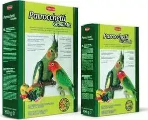 Корм Padovan GRANDMIX Parrocchetti комплексный основной для средних попугаев 400г