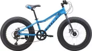 Велосипед STARK Rocket Fat 20.1 D голубой/черный/серый