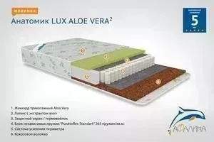 Матрас Афалина детский 120*60*16 матрац Анатомик ALOE VERA 706120