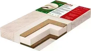 Матрас Ploomababy детский PLOOMA 6 SHC B1 120х60x12 bamboo / сизаль / холлкон / кокос P6 SHC B1