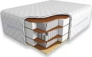 Матрас DIAMOND RUSH Cocos-2 Ergo 50sm+ (200x195x51 см)