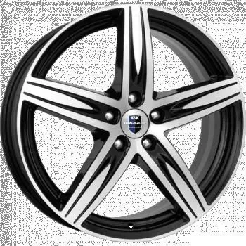 Диск автомобильный КиК Андорра 7.5X18/5X114.3 ET47 D66.1 алмаз-черный