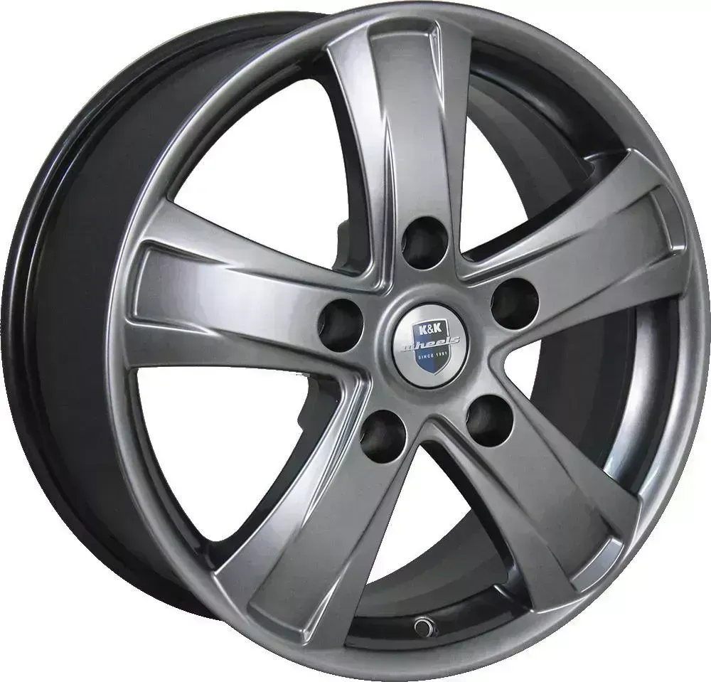 Диск автомобильный КиК Канцлер 8X18/5X139.7 ET45 D95.3 дарк-платинум