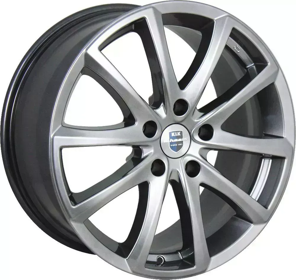 Диск автомобильный КиК Сансара 8.5X18/5X130 ET45 D84.1 дарк-платинум