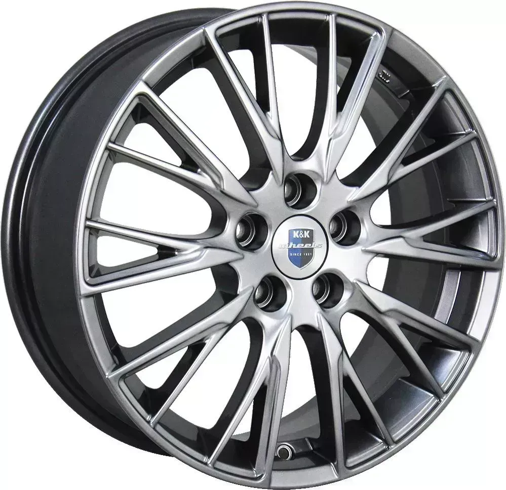 Диск автомобильный КиК Солт 6.5X17/5X108 ET50 D63.35 алмаз-черный