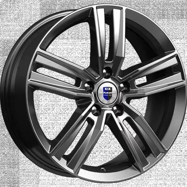 Диск автомобильный КиК Танаис 7X18/5X115 ET44 D70.2 дарк-платинум