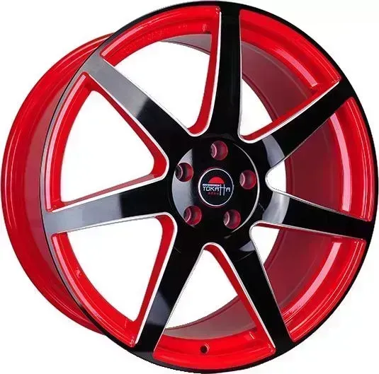 Диск автомобильный РаспродажаУценка MODEL-57 YOKATTA 8X19/5X114.3 ET35 D60.1 R+B+F*(Дефект ЛКП)