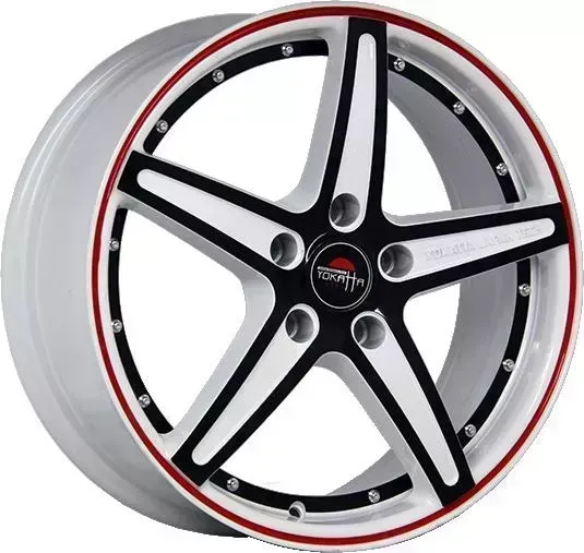 Диск автомобильный РаспродажаУценка MODEL-11 YOKATTA 6.5X16/4X98 ET38 D58.6 W+B+RS+BSI*(Дефект ЛКП)