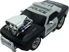 Радиоуправляемая Wangfeng полицейская машина из серии Muscle Car с гоночным Мотор. 1/16+свет+звук