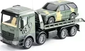Радиоуправляемый грузовик Zhoule Toys -трейлер + джип CityTruck 1:24 - 553-B4