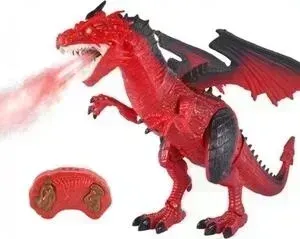 Робот CS Toys Радиоуправляемый красный дракон (дышит паром) - RS6159A