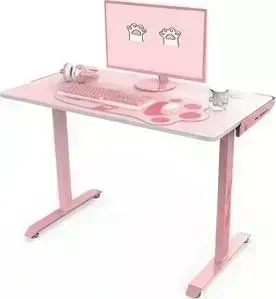 Стол компьютерный Eureka для геймеров I1-S pink
