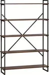 Стеллаж LoftyHome Бервин 5 коричневый