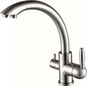 Смеситель для кухни Paulmark Essen под фильтр, никель (Es213001-NI)