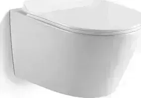Унитаз подвесной Black&amp;amp;White Black&White Universe безободковый, с сиденьем микролифт W-703 (703W00)