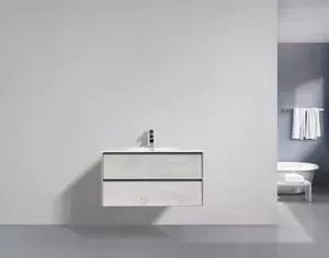 Тумба с раковиной BELBANGO с Pietra 100,5 stucco cemento leggero (PIETRA-1000-2C-SO-ST, BB1000ETL)