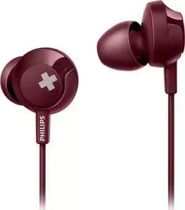 Наушники PHILIPS SHE4305RD red