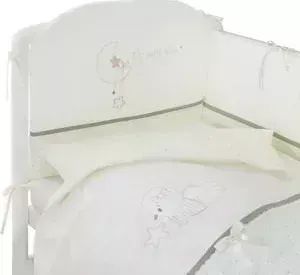 Комплект в кроватку Perina в Le Petit Bebe 6 предметов Молочно-кофейный