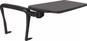 Стол BRAUBERG (пюпитр) для стула Iso CF-001 для конференций складной пластик/металл черный 531851