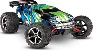 Радиоуправляемый машина TRAXXAS E-Revo 1:16 4WD Brushed TQ Fast Charger, green - TRA71054-1-G